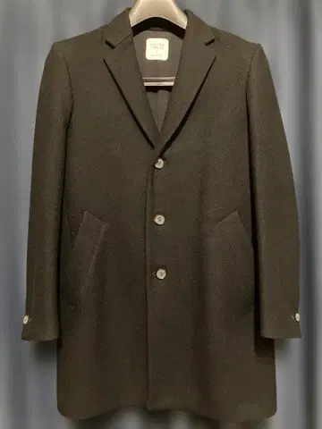 UNITED TOKYO 블랙 체스터 코트 사이즈 1