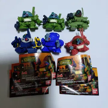 반다이 SD 보톰즈 풀컬러 전 6종 세트 장갑기병 보톰즈