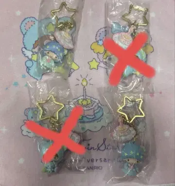 리틀 트윈스타 별하늘의 엔젤 시크릿 마스코트 2개 세트