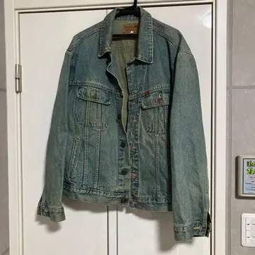 옅은 블루 데님 자켓