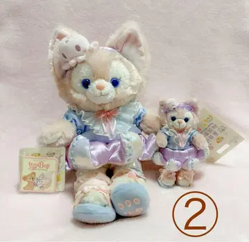 상하이 디즈니랜드 리나벨 문어 봉제 인형 봉제 인형 배지