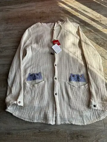 drugstore 후드 부착 아이보리 자켓