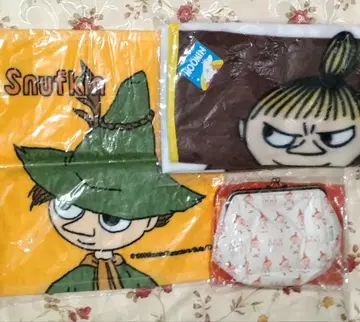 핸드 타월 스너프킨 담요 무민 파우치 리틀 미이