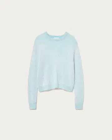 UNITED ARROWS 컬러 스팽글 크루넥 니트