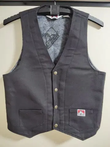 벤 데이비스 블랙 베스트 안감 부착 사이즈 S USA제 구제 의류