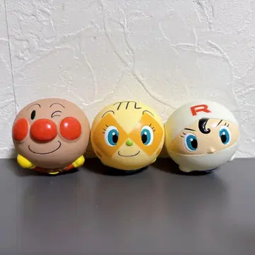 호빵맨 바운드볼 피규어 3개 세트 레트로