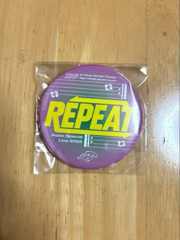 Aooo 회장 한정판 가챠 캔 배지 재구매