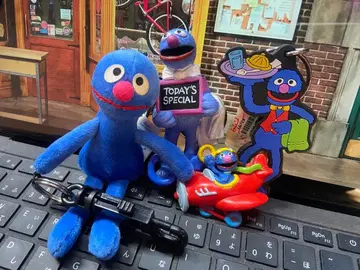 세서미 스트리트 글로버 키 마스코트&마그넷 4종