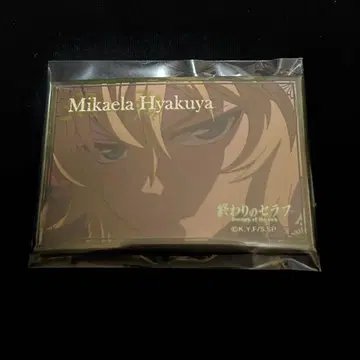 종말의 세라프 백야 미카엘라 스퀘어 캔뱃지