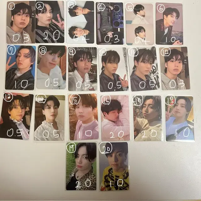 BTS 정국 포카 팝니다