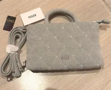 FEILER 유니 미니 숄더 실버 그레이 페이러