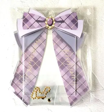 후쿠야 apikore 포토 카드 아크릴 프레임 리본 트레디셔널 체크