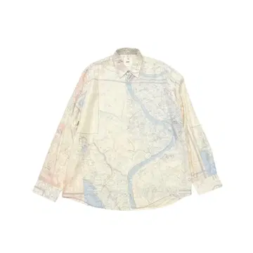 OAMC 24SS MARK SHIRT MAP PRINT 마크 셔츠