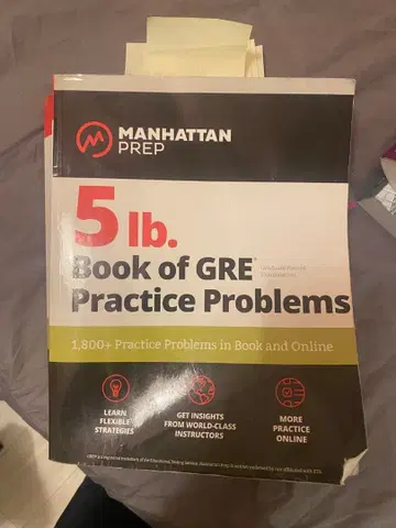 5 lb. Book of GRE Practice Problems