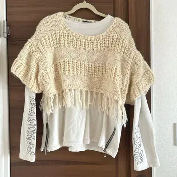 RNA 긴팔 레이어드 니트