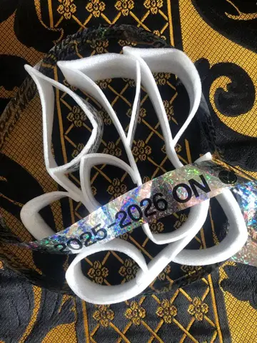 Snow Man 2025-2026 낙하물 음표 4개 은색 테이프 1개