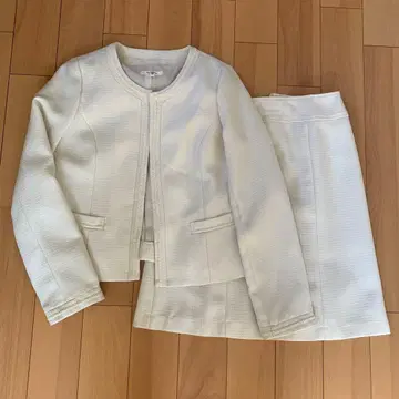 [ simplicite ] 세레모니 수트 화이트 38