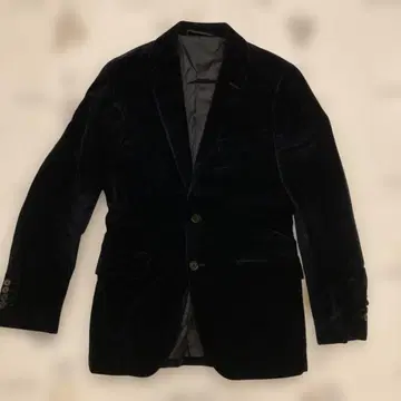 블랙 벨벳 자켓