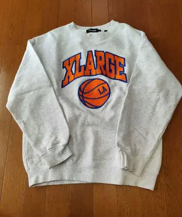 XLARGE 농구 프린트 맨투맨