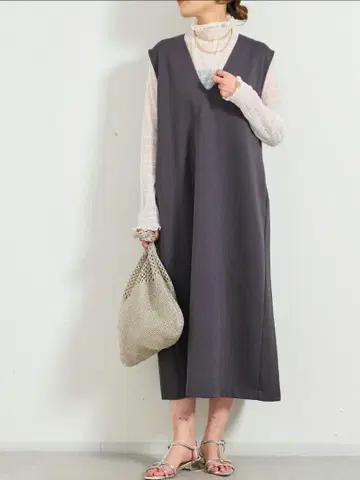 종이상자 플레어 점프 스커트 [ 돌려입기 체형 커버 ]