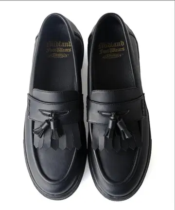 Midland Footwears 태슬 장식 5cm 통굽 로퍼