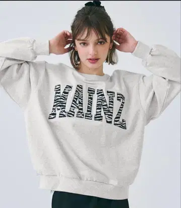 거의 미사용 coca 제브라 패턴 맨투맨 L 사이즈