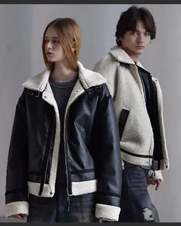 [ ZOZOTOWN ] 리버서블 페이크 무스탕 자켓