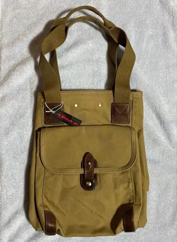 토트백 캔버스 베이지 스티치온 토요오카가방 일본제