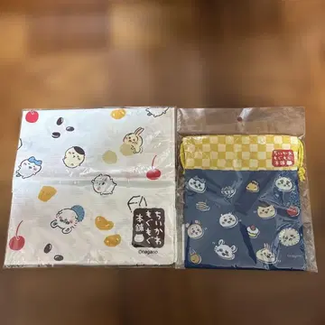 치이카와 (먼작귀) 모구모구 본포 작은 후로시키 복조리 세트