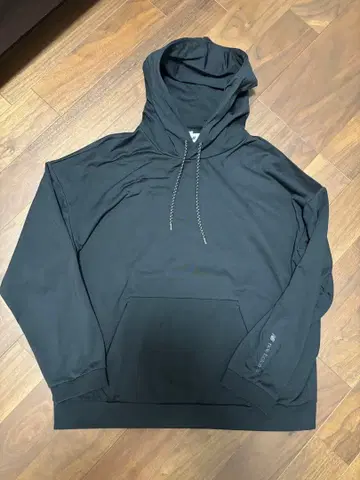 뉴발란스 블랙 후드 부착 후드티 L 뉴발란스