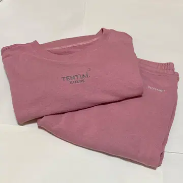 TENTIAL BAKUNE 맨투맨 우먼 상하의 세트 XL 핑크