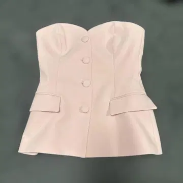 ZARA 핑크 뷔스티에 타이트 핏