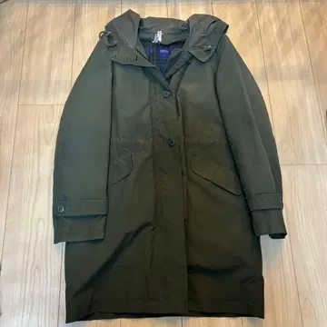 HUMAN WOMAN 후드 부착 모즈 코트 (라이너 탈부착 가능)