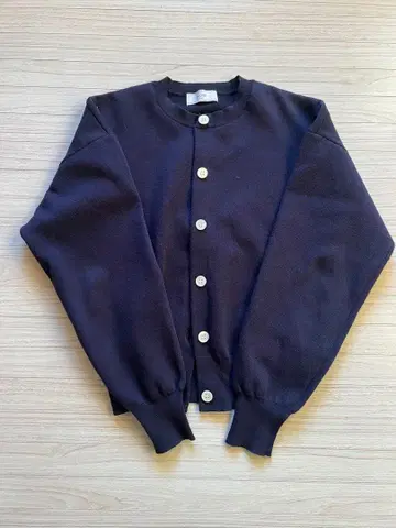 SLOBE IENA 네이비 버튼 가디건