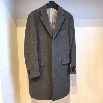 어반 리서치 체스터 코트 울 코트 그레이 M