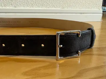 UNITED ARROWS 스웨이드 벨트 GENUINE LEATHER