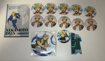 아사쿠라 신 캔뱃지 엽서 스티커