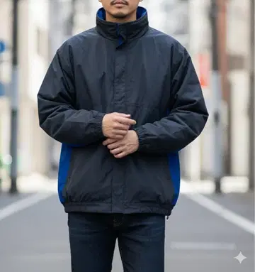 AMANATI 빅 루즈 빅 사이즈 나일론 자켓 빈티지 4XL