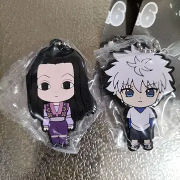 HUNTER x HUNTER 이르미 키루아 캡슐 러버 마스코트