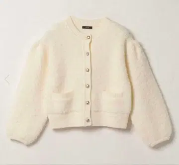 allureville 부클레 턱 슬리브 가디건