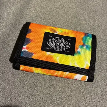 GRIZZLY 타이 다이 패턴 접이식 지갑