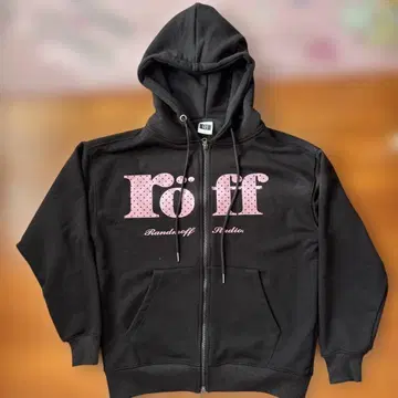 Randmoff 블랙 집업 후드티 S