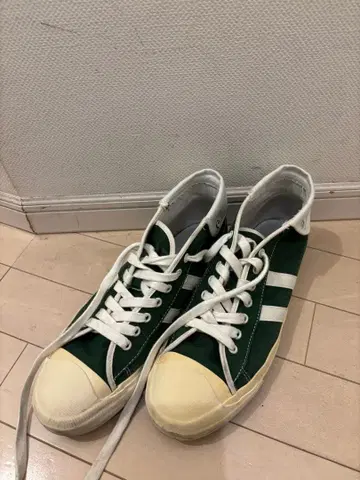 REGAL 그린 스트라이프 스니커즈 일본제