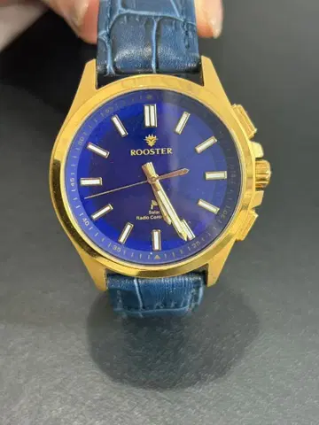 ROOSTER 자동 와인딩 시계 파란색 다이얼