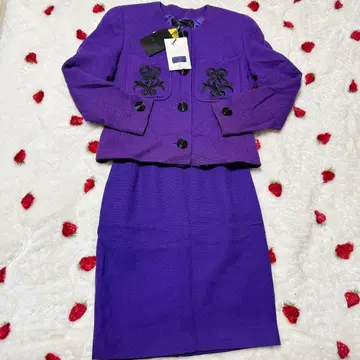 일본제 빈티지 바블 수트 더블 포켓 자수 7호