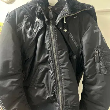 AVIREX MA-1 블랙 플라이트 자켓