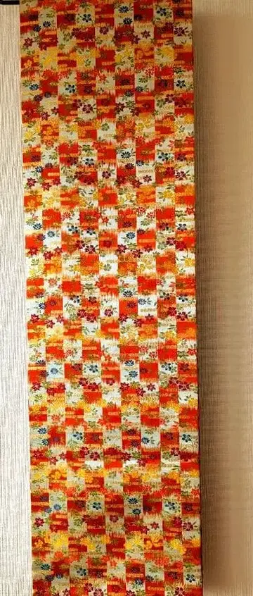 순수 실크 마루오비 노가쿠 의상 문양 새상품급