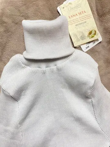 오스카 리토 리브 터틀넥 니트 라이트 그레이 사이즈 2