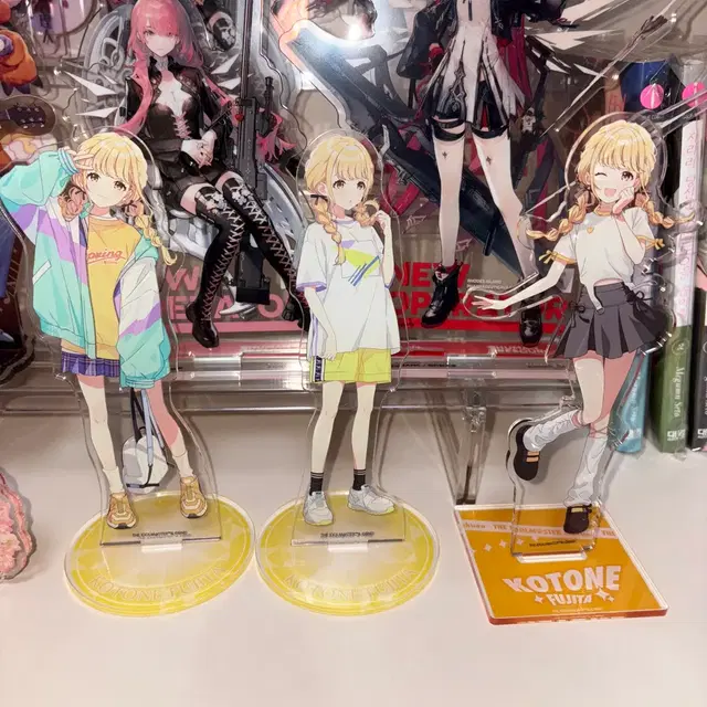 아이돌마스터 후지타 코토네 아크릴 스탠드 학원마스 가쿠마스