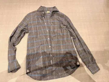 ANGLAIS 체크 무늬 셔츠 L 사이즈